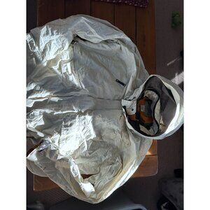 Columbia Titanium Mens XL White Hooded Jacket Nylon Waterproof All Season Outdoo